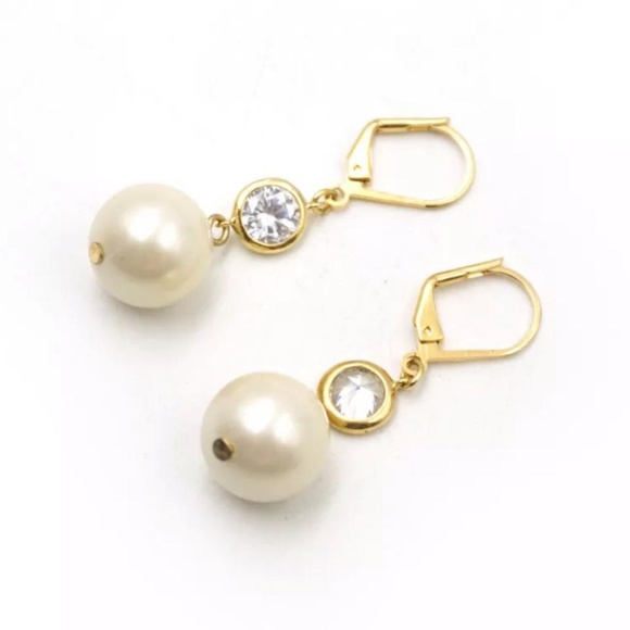 ♠️KATE SPADE ♠️ Bright Ideas Pearl Drop Earrings - Picture 4 of 7